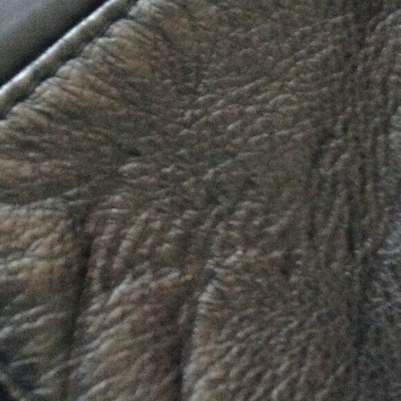 VTG JC Penney "XL" Women's Leather Jacket; Belted, classic, Timeless, Rich, Soft - Picture 3 of 6